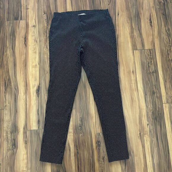Michael Kors Black And White Polka Dot Leggings - Picture 3 of 7